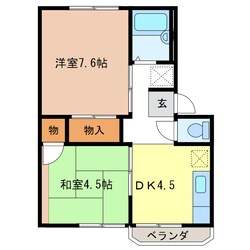 シャルム川崎の物件間取画像